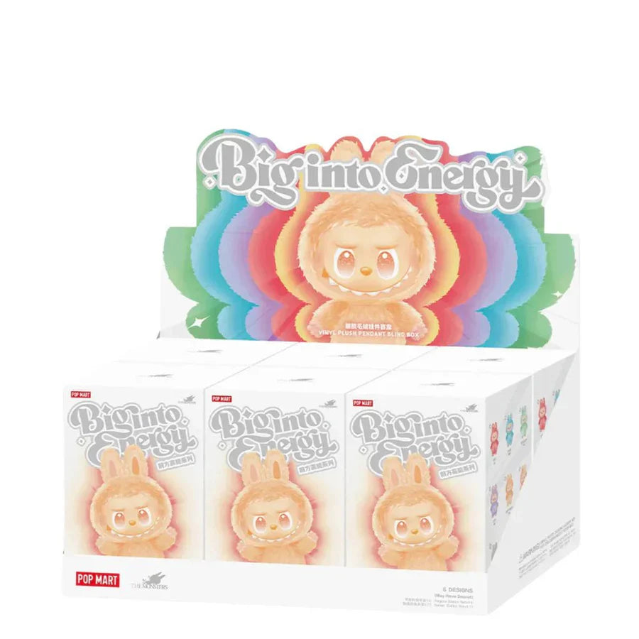 Pop Mart The Monsters Labubu Big into Energy Series-Vinyl Plush Pendant Blind Box