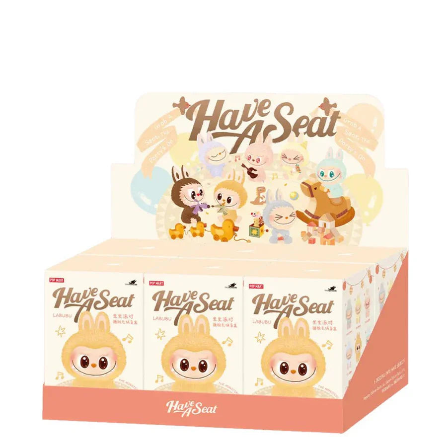 Pop Mart The Monsters Labubu Have a Seat Vinyl Plush Blind Box