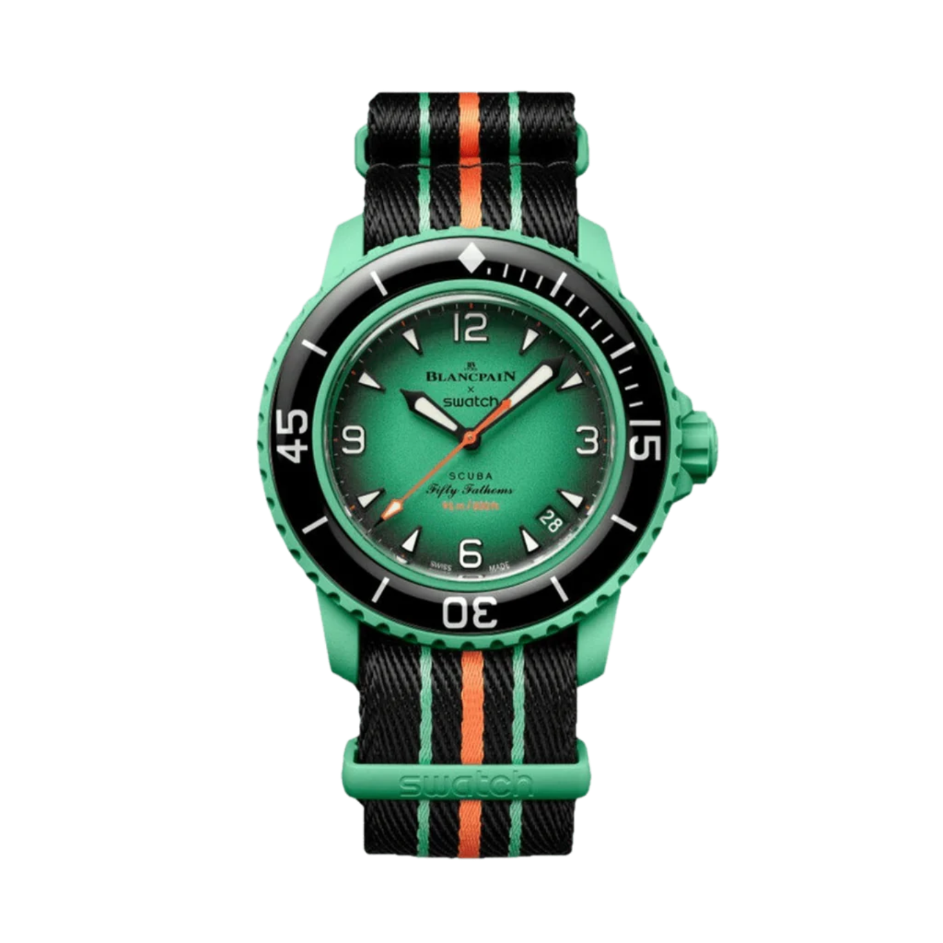 Swatch X Blancpain Bioceramic Scuba Fifty Fathmos Indian Ocean