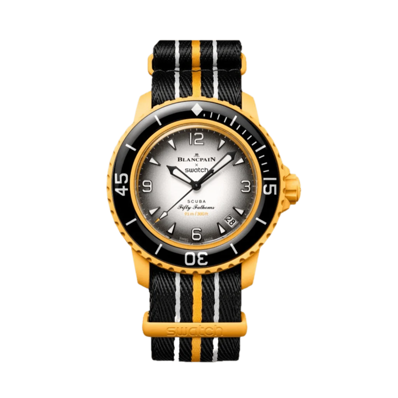 Swatch X Blancpain Bioceramic Scuba Fifty Fathmos Pacific Ocean