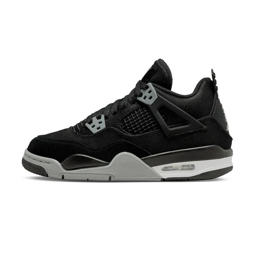 Air Jordan 4 Retro Se Gs 'Black Canvas'