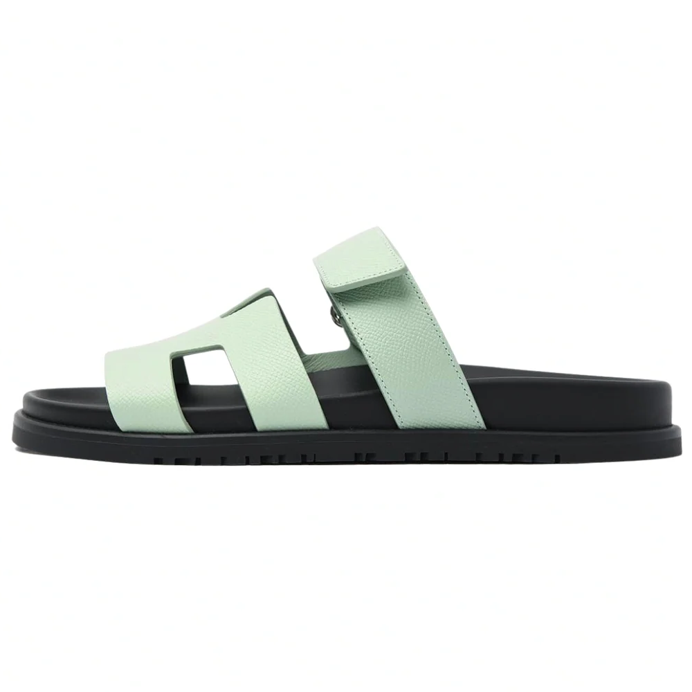 Hermes Paris Chypre Sandal Epsom Vert Jade
