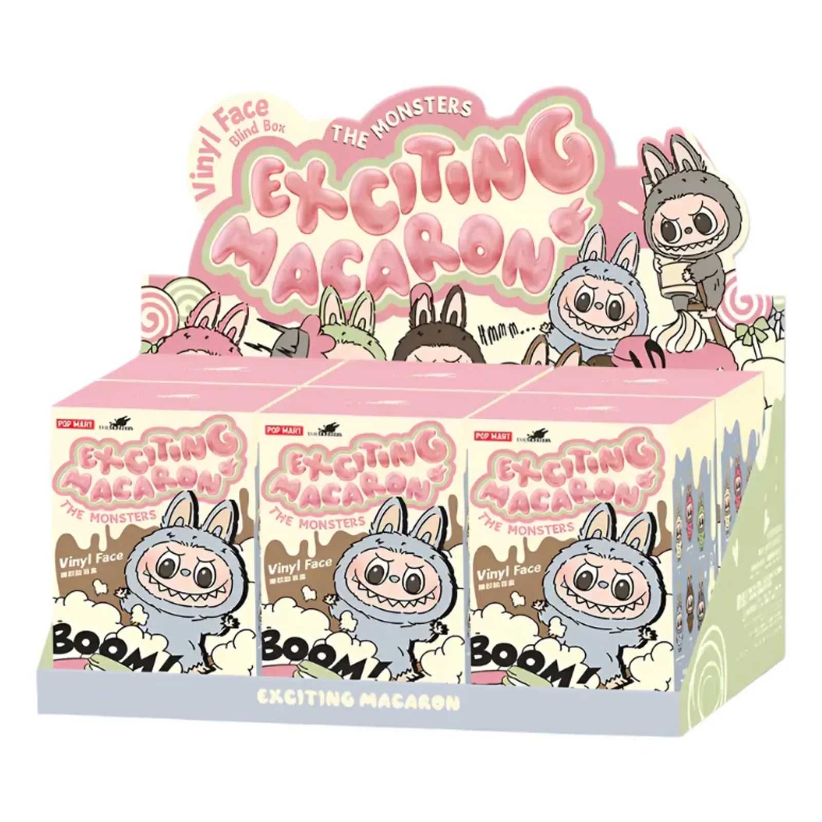 Pop Mart The Monsters Labubu Exciting Macaron Blind Box